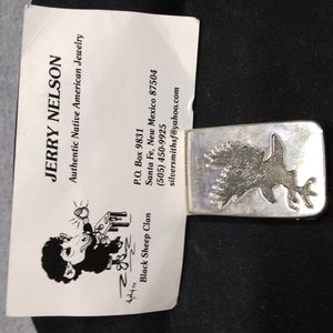 Sterling Native American Money Clip